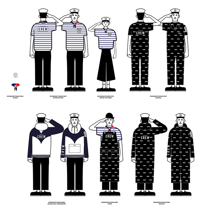 ZOZOマリンスタジアム クルーユニフォーム