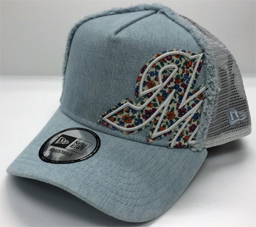 940AF CLOMAR FLOWER P DENIM