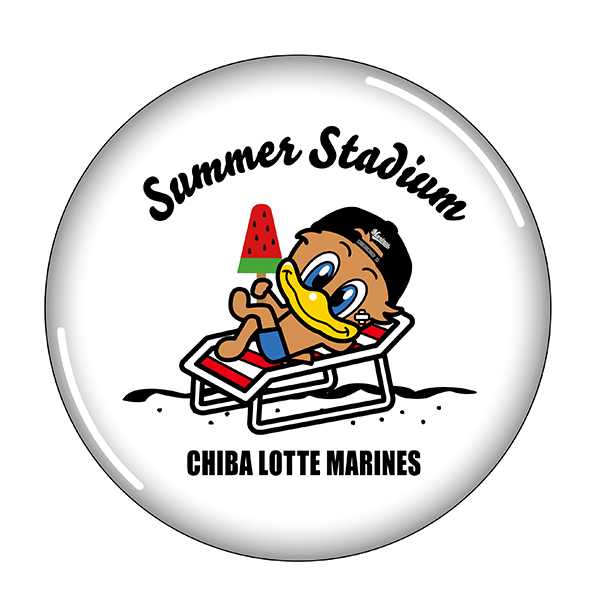 日焼けマリーンズ 缶バッジ