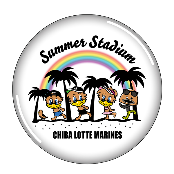 日焼けマリーンズ 缶バッジ