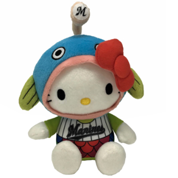 謎の魚×ハローキティぬいぐるみ