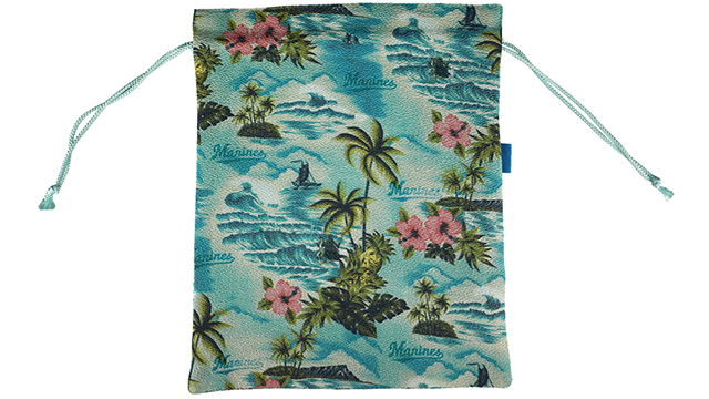 ちりめん風サマー巾着大