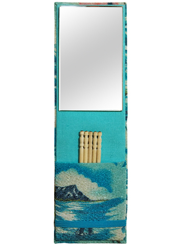 ちりめん風サマーエチケットミラー