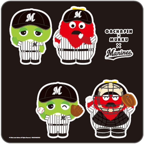 千葉ロッテマリーンズ×ガチャピン・ムック ミニタオル