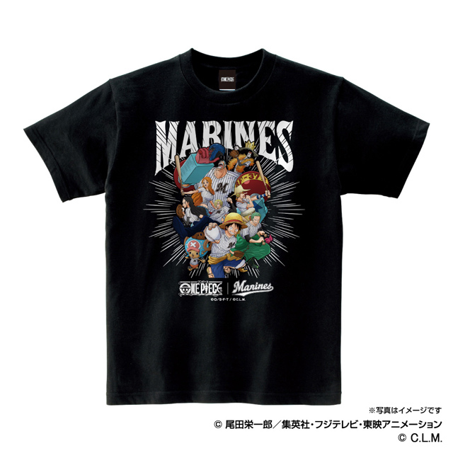 ワンピース×マリーンズTシャツ 麦わらの一味