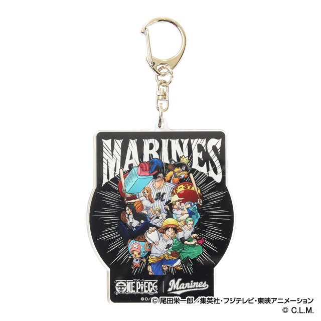 ワンピース×マリーンズアクリルキーホルダー 麦わらの一味