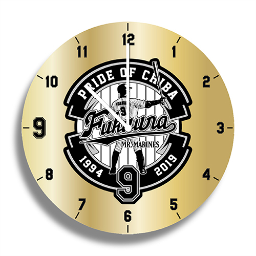 引退記念アクリル掛け時計2