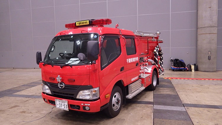 働く車コーナー