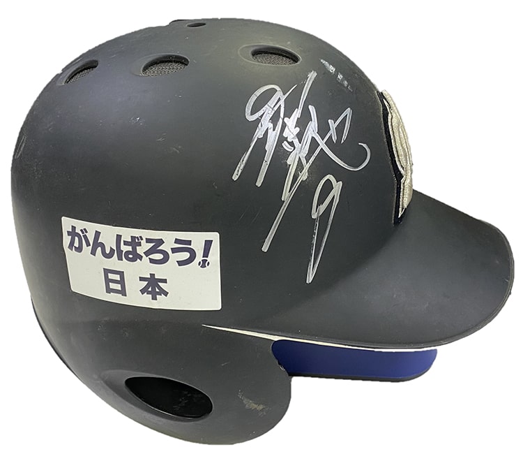 福浦和也選手着用 ホームヘルメット