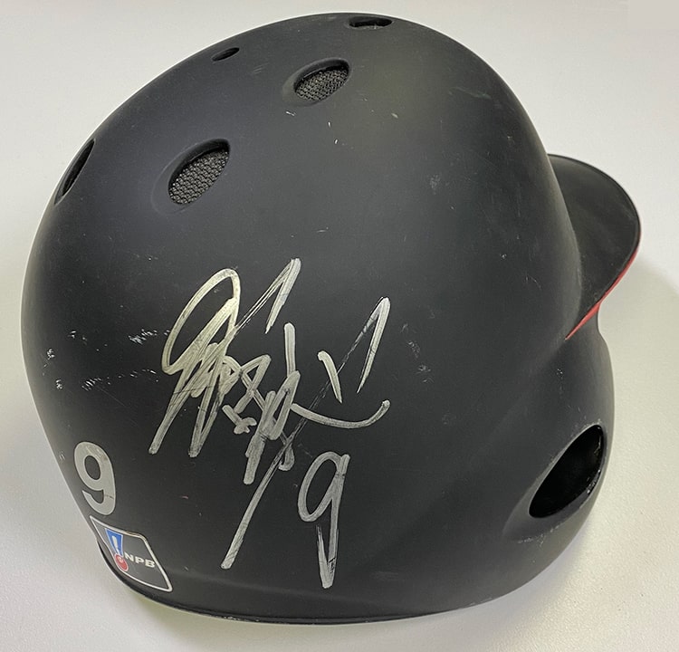 福浦和也選手着用 ビジターヘルメット