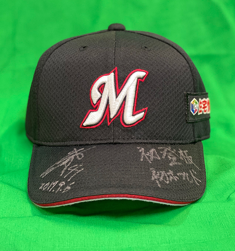 成田投手プロ初登板初ホールド メモリアルビジターキャップ