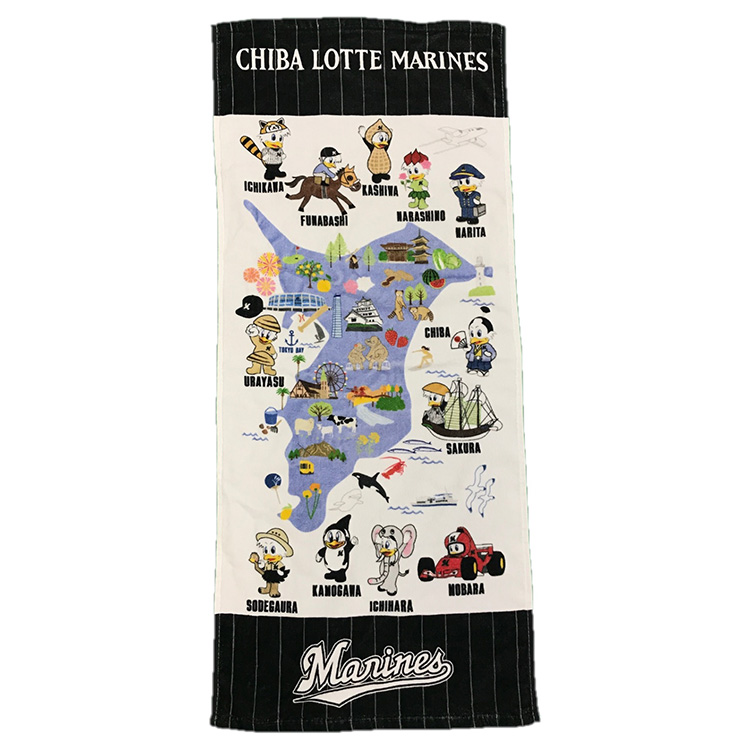 ホームタウンMAP フェイスタオル