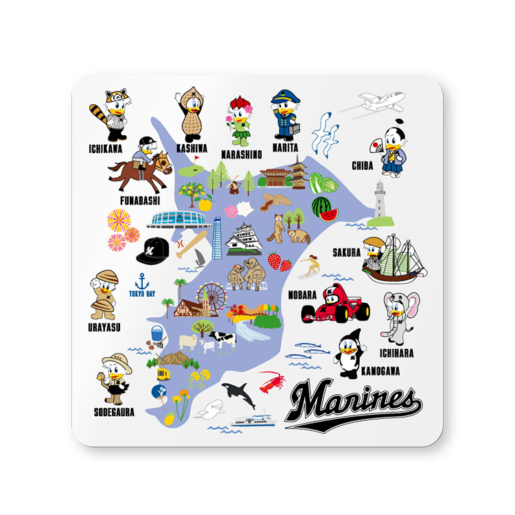 ホームタウンMAP ステッカー