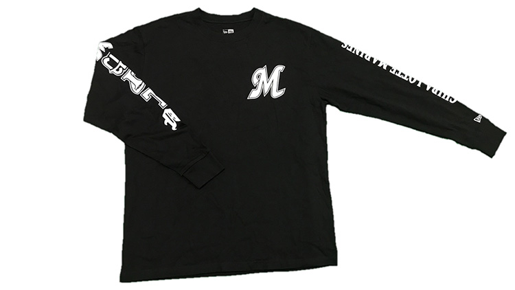 LS COTTON TEE CLOMAR Black