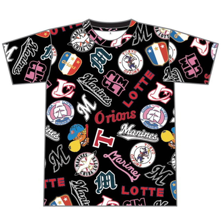 オールドロゴ総柄Tシャツ