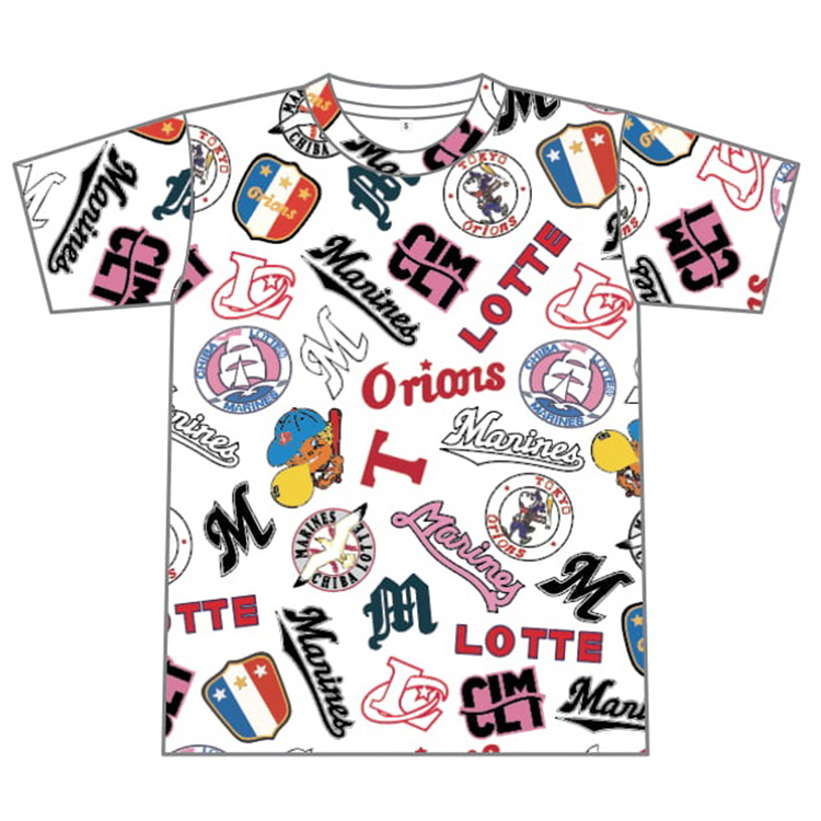 オールドロゴ総柄Tシャツ