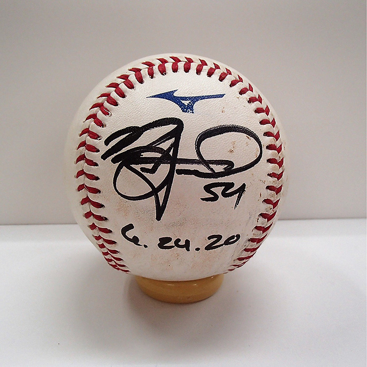 ヒーロー試合球#54レアード(2020.6.24)