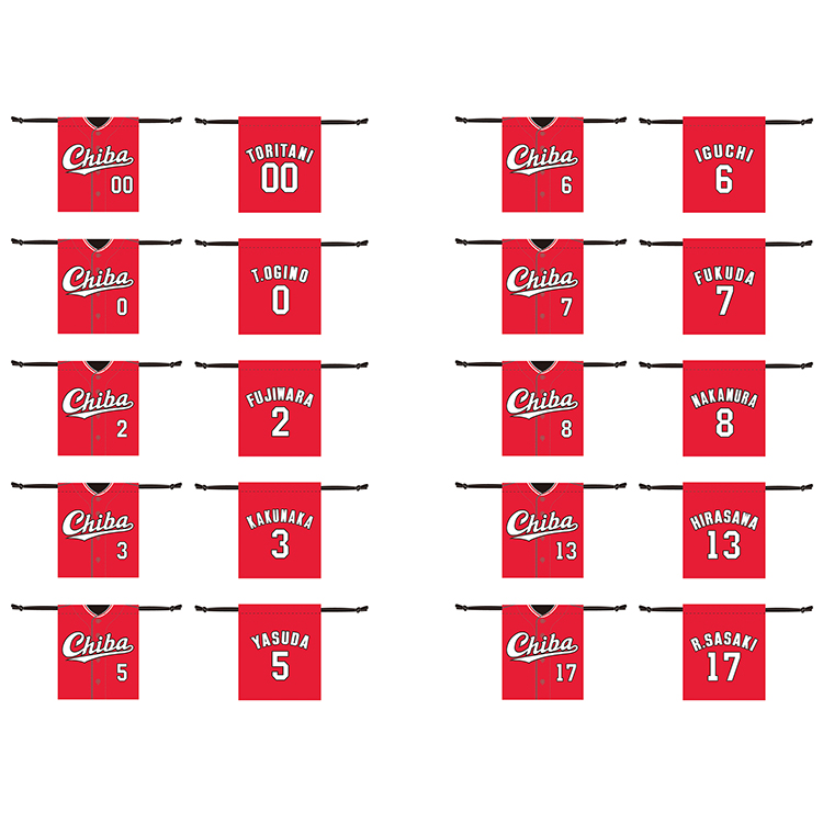 巾着 CHIBAユニホームVer.