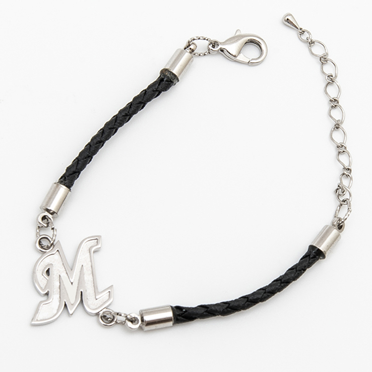 Mイニシャル・メンズブレスレット