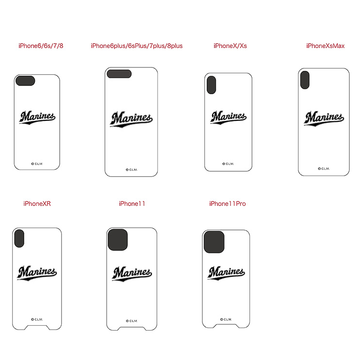 スマホケース(マリーンズロゴ)