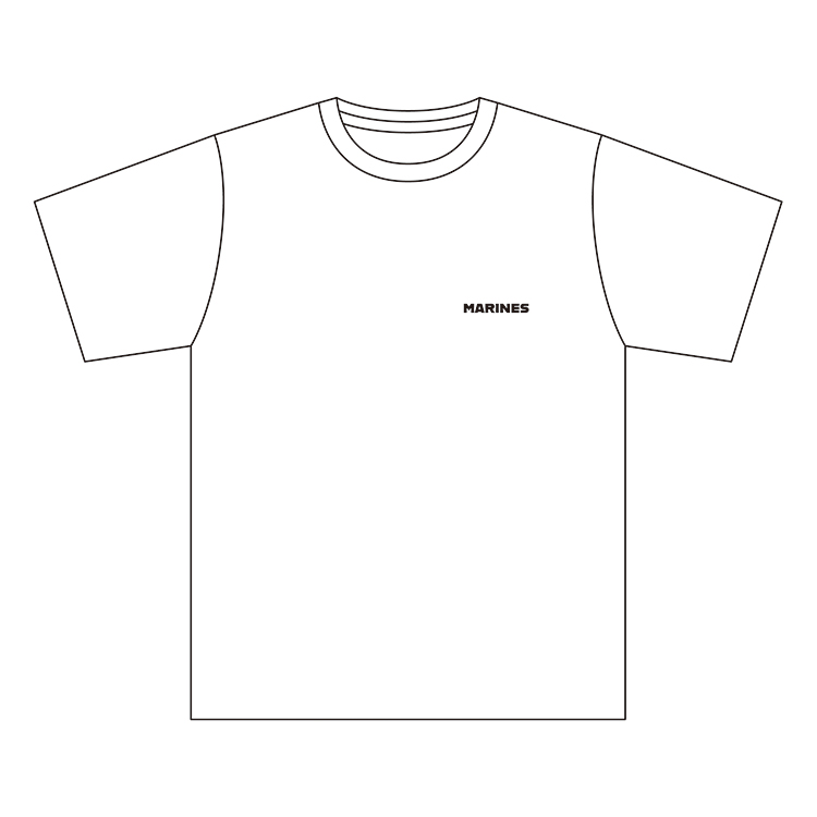 BCマリンウェーブＴシャツ(ホワイト)表