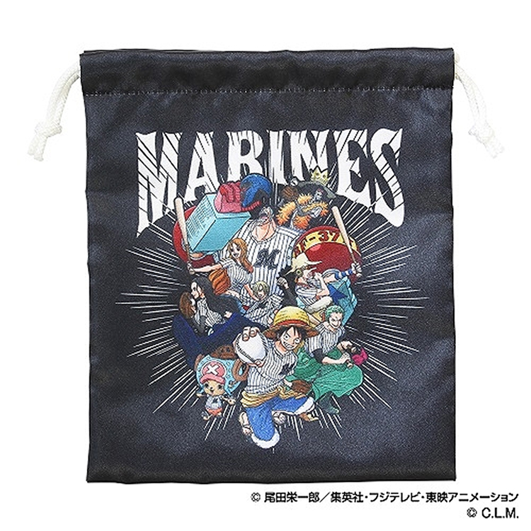 ワンピース×マリーンズ 巾着