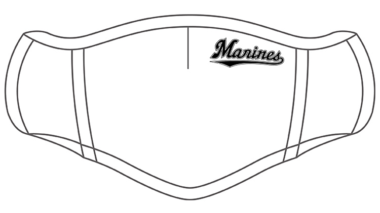 BC抗菌ラッシュガードマスク　マリーンズロゴ（ホワイト）