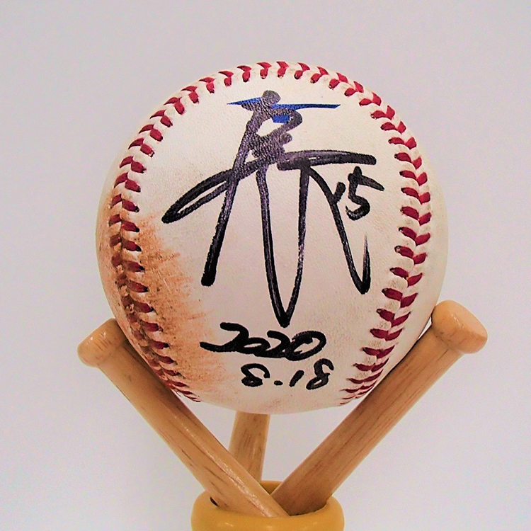 ヒーロー試合球_0818#15美馬