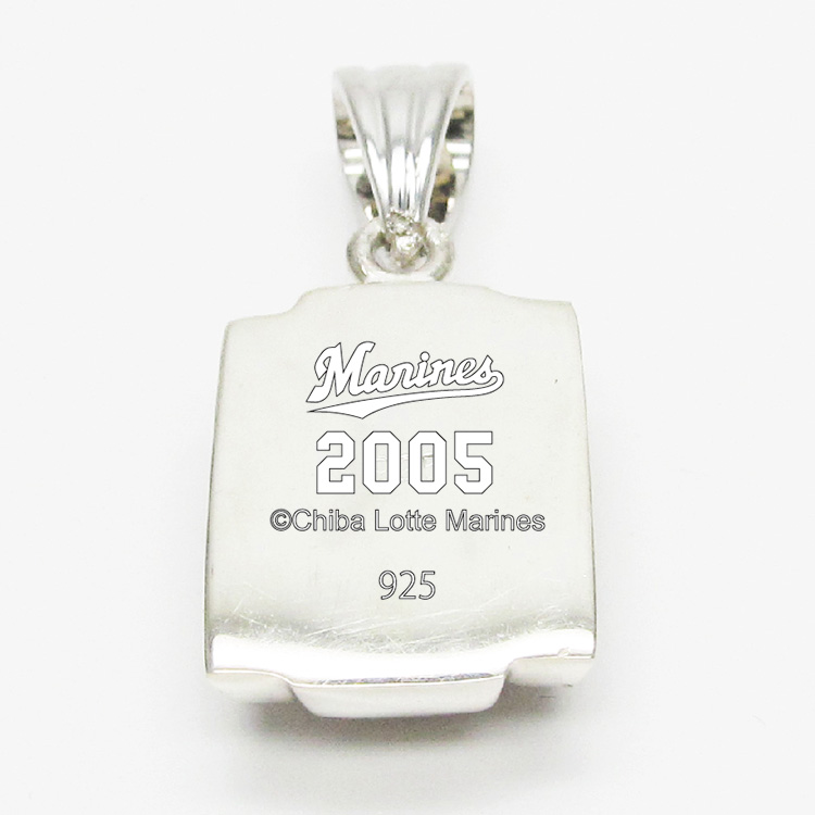 70周年記念シルバーネックレス・ペンダント 2005年千葉ロッテマリーンズ
