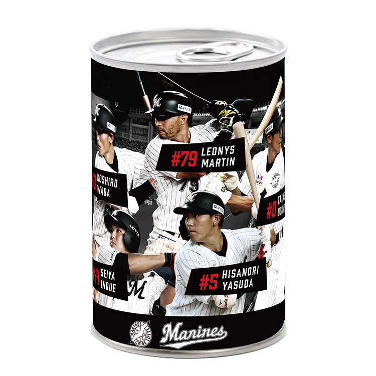 マリーンズ缶(こめ缶)選手バージョン