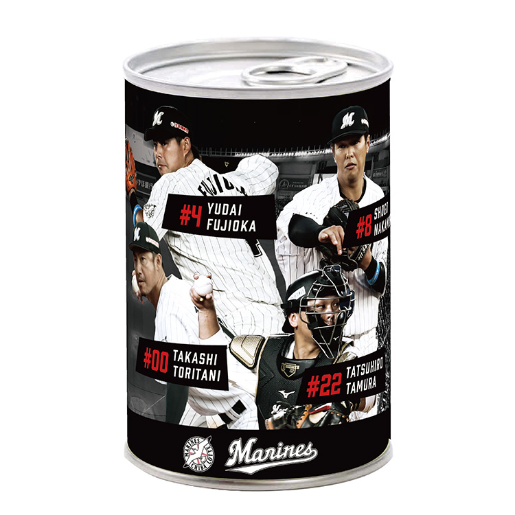 マリーンズ缶(こめ缶)選手バージョン