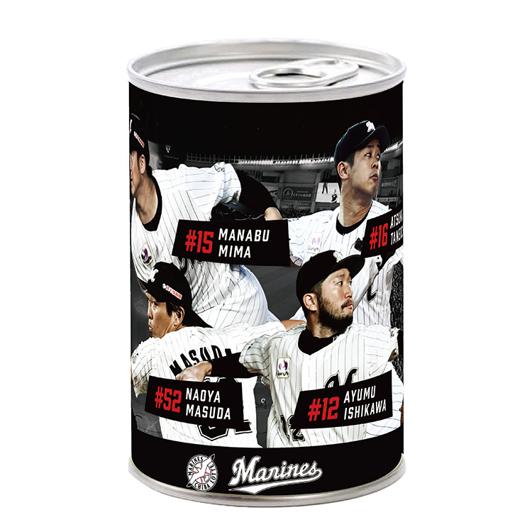 マリーンズ缶(こめ缶)選手バージョン