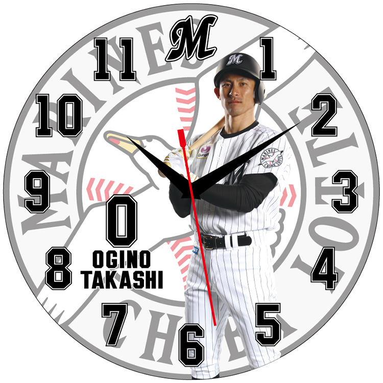 オンラインストア限定】10/10(土)全選手対応アクリル壁掛け時計