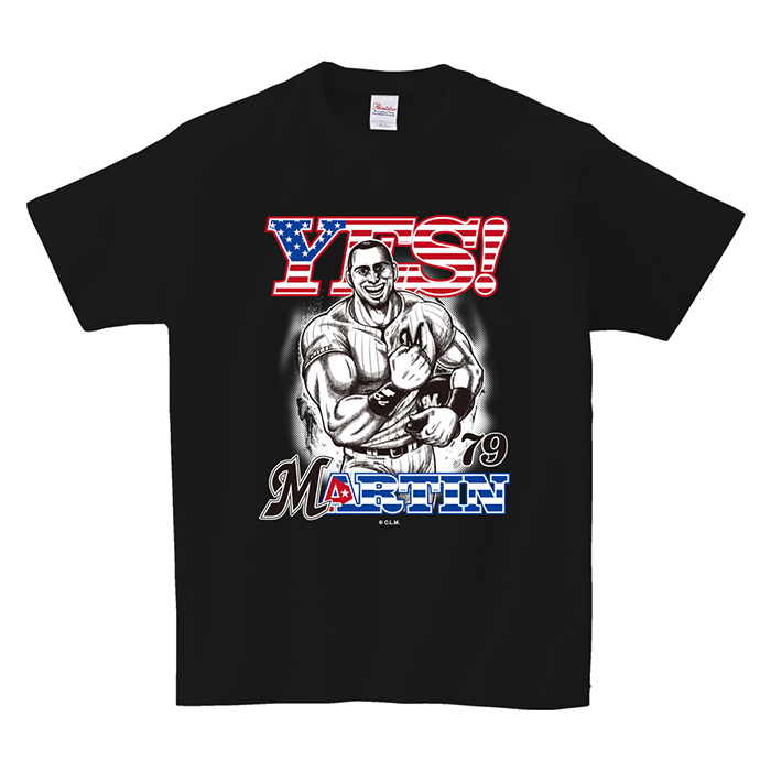 2009_MARINES2020_yesマーティン_Tシャツ(ブラック)