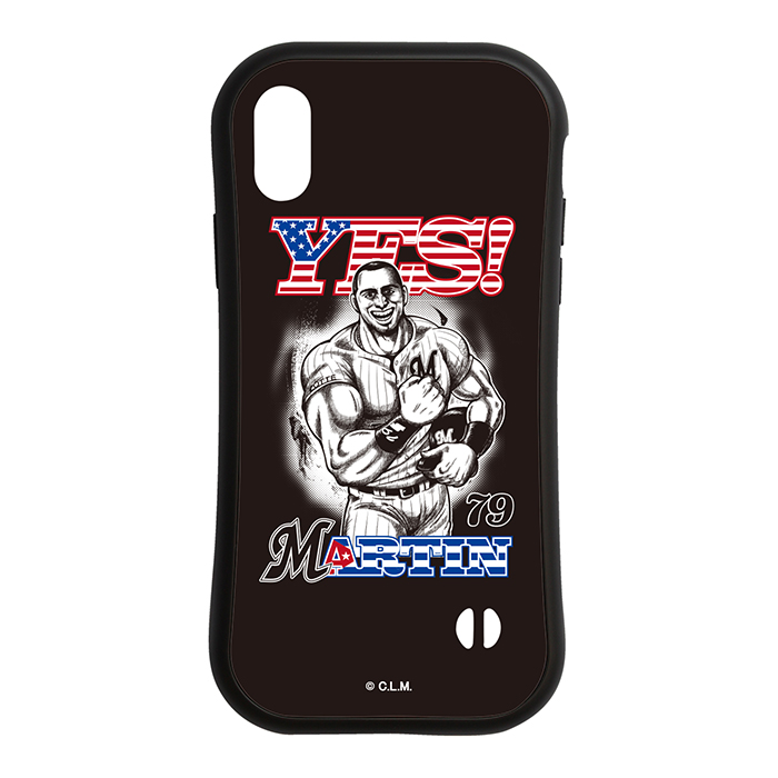 2009_MARINES2020_yesマーティン_iPhoneラバーエッジ(XXS)