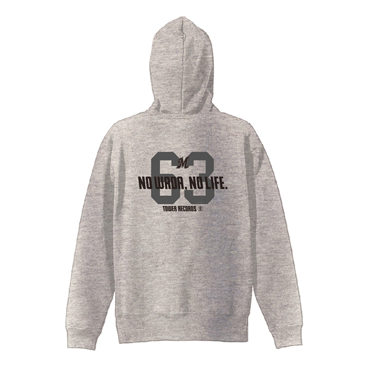 パーカー(選手63和田)_グレーback