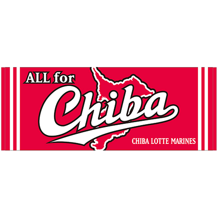 ALL for CHIBAフェイスタオル