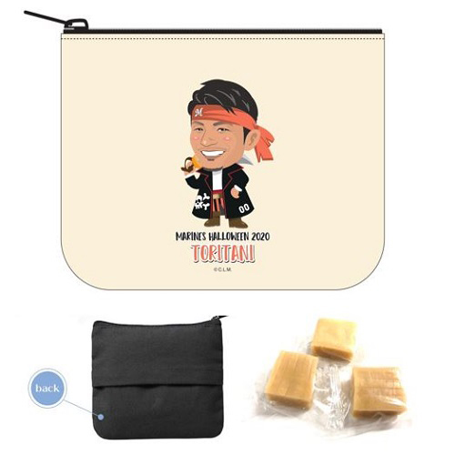 キャラメル入りティッシュケースポーチ