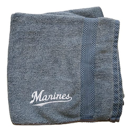 バスタオル ブルー