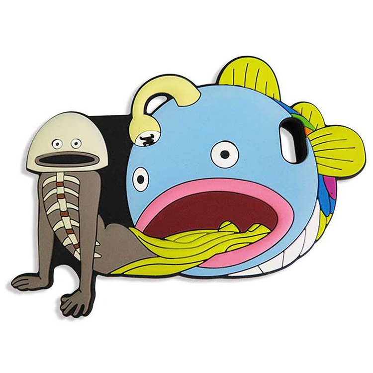 スマホシリコンケース 謎の魚(iPhone6/7/8用)