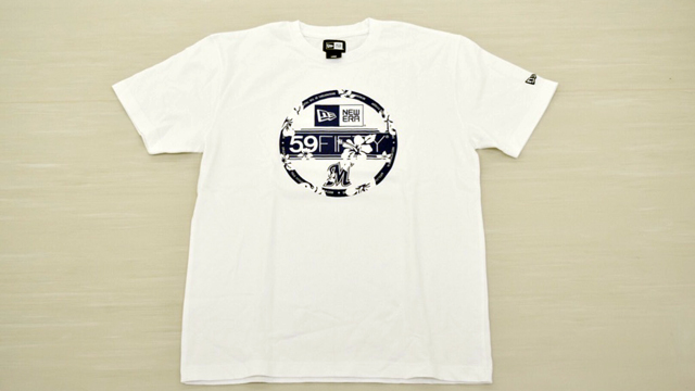 MARINES TEE HIBISCUS ホワイト