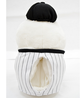 しろたんパペぐるみ ハンドサイズ・背面