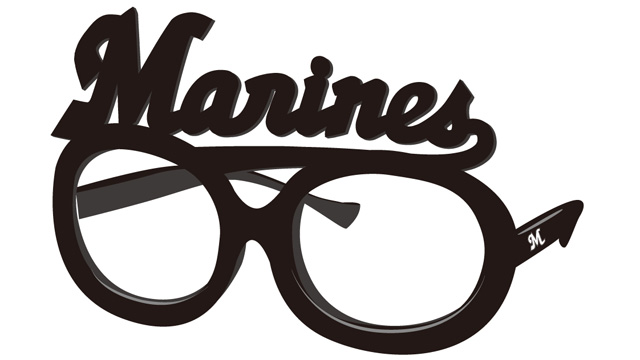 MARINES BLACK おもしろメガネ