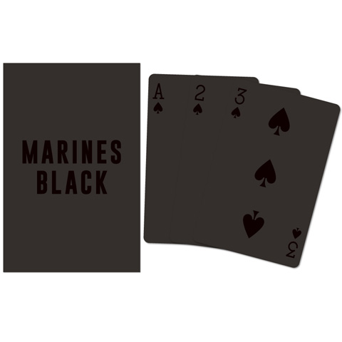 MARINES BLACKトランプ