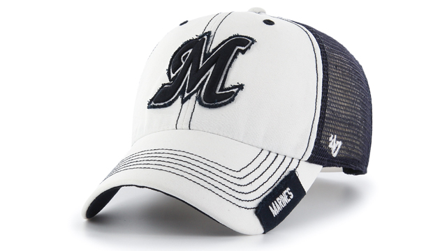 Marines メッシュ '47 CLEAN UP ホワイト×ネイビー