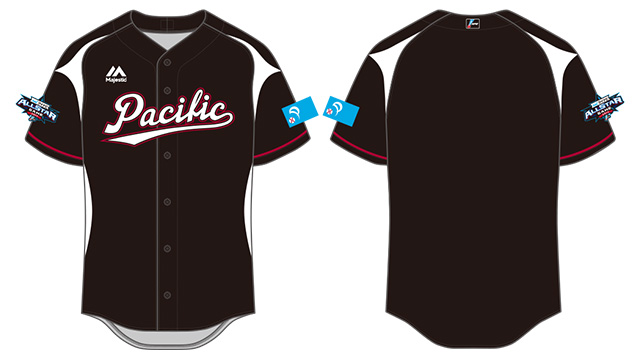 オーセンティックプラクティスユニフォーム(ネームなし) パシフィック