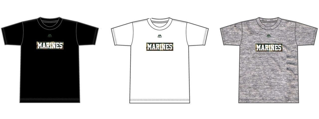 迷彩ロゴTシャツ