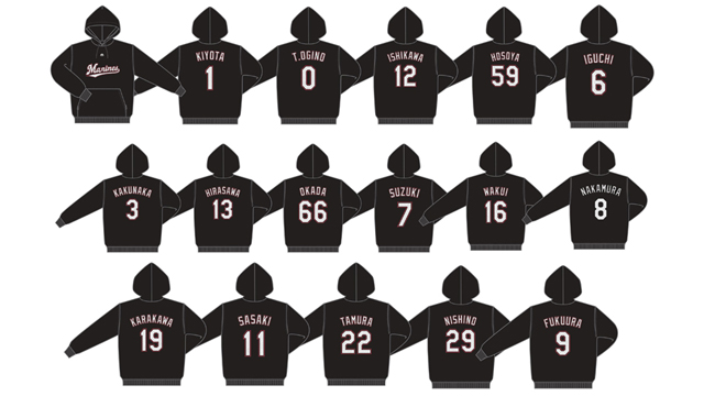 Majesticネーム&ナンバーパーカー