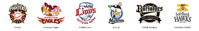 パ・リーグ6球団ロゴ