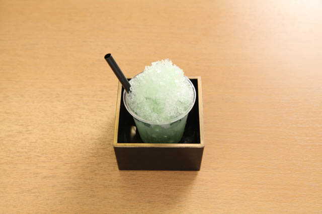 抹茶かき氷風日本酒カクテル